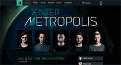 Desktop Screenshot of enter-metropolis.com